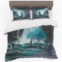 Duality Of A Samurai Duvet Cover Set Double