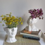 Ceramic Face Vase