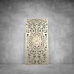 Laser Cut Screen - Design 102 - 1040 X 535 X 20 Stone Grey Outdoor