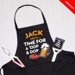 Time For A Tjop & Dop – Personalised Braai Apron