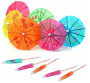 50PCS Paper Cocktail Umbrellas For Drinks