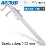 Vernier Caliper 24 150 Mm 0.04 Mm Acc. 0.02 Mm Grad. Inside Point S steel AC146 006 11