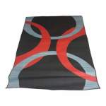 Smte 200CM By 150CM Modern 3D Geometric Design Area Rug FF19 With Keychain