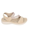 Ladies Savoy Tmt Strappy Elasticated Mule - 8 Beige