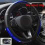 Car Steering Wheel Covers 100% Brand New Reflective Faux Leather Elastic China Dragon Design Auto Steering Wheel Protector