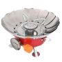Portable Camping Stove Stainless Steel Backpack Stove MINI Burner - Red