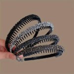 1PC 2 4PCS Versatile Retro Premium Rhinestone Headband Women Girls Princess Style Casual Leisure Hair Accessories Gift Photo Pro