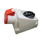 Wacom 16A 5P 380V Cee IP44 Socket - Non-interlocked