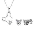 DESTINY Mickey Mouse Set With Crystals From Swarovski - Silver