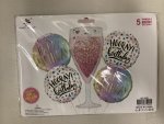 Happy Birthday Balloons Pack Of 5