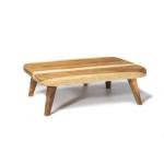 Wood Display Basket - Angled Single Tier 330MM X 350MM X 70MM - WDB0001