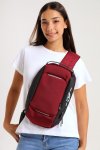 Powerland Anti Theft Sling Crossbody Bag Shoulder Backpack With USB Charging Port Waterproof Chest Bags Casual Daypack