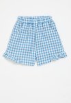 PoP Candy Gingham Shorts-blue & White