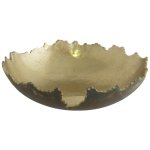 Goldair Gold Lava Display Bowl