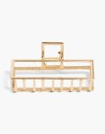 Goldair Gold Large Rectangle Claw Clip