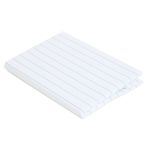 - Herringbone Stripe Table Cloth - White charcoal