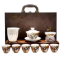 Luxury White Porcelain Gaiwan Tea Set Perfect Gift Choice