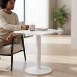 Modern Marble-style Side Table