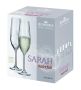 Bohemia Crystal Sarah Waterfall Flute Glasses 260ML 6PK