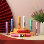 5-PACK 5ML Refillable Glass Perfume Spray Bottles - Portable MINI Atomizer Leakproof Sealed Material Easy-to-fill Base For Trave