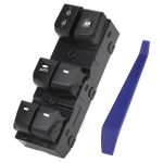 Obaee Master Power Window Switch Button Front Driver Side Compatible With 2014-2016 Hyundai Elantra Black Replacement Oem 93570-
