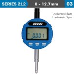Digital Indicator Flat And Lug Back 12.7 MM 0.5' AC212 010 03