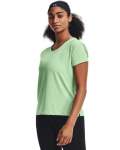 Women's Ua Rush Energy Core Short Sleeve - Aqua Foam LG