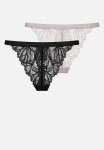 Plus Trisha 2 Pack String - Black & Lilac
