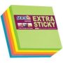 Stick & 39 N Notes Adhesive Pads Extra Sticky 3 X 3 Neon Gyomb 90 Sheets Per Pad 5 Pads Per Pack 76 X 76