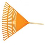 560MM Makulu Leaf Rake Wide Head Plastic