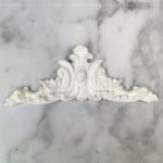 White Resin Victorian Tiara White