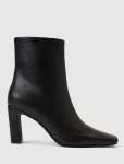 Sophie High Block Heel Ankle Boot - 40 Black