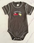 Made With Love Brown I Need A Lift Baby Grow 18 24M