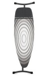Brabantia Ironing Board Size D With Heat Resistant Parking Zone - Metallic Black - Titan Oval