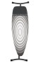 Brabantia Ironing Board Size D With Heat Resistant Parking Zone - Metallic Black - Titan Oval