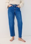 Slim Straight High Ankle Jeans - Denim Blue