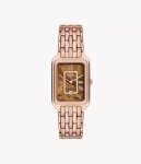 Fossil Raquel Three-hand Date Rose Gold-tone Stainless Steel Woman's Watch ES5323