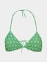 Hurley Women&apos S Mint Marbella Slide Tri Bikinitop