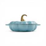 26CM Cast Iron Pumpkin Saucepan Sea Salt