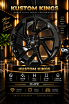 20 Inch Range Rover Fitment Rims 5 108 Pcd – Gloss Black Alloy Wheels