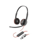Polo Poly Blackwire 3220 Stereo Usb-c Headset 8X228AA