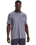 Men's Ua Snow Wash Tee - Aurora Purple Md