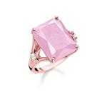 Large Stone With Star Shoulder Ring - 48