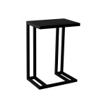 Laptop Ease Metal Side Table Black