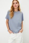 Basic Knit T-Shirt - Grey Melange