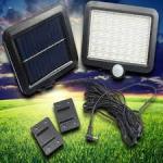 56-LED Outdoor Solar Powered Motion Sensor Light