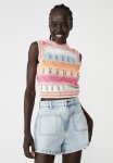 Cotton On Pointelle Texture Knit Vest - Multi