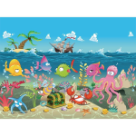 Magic Mesh Under Water Theme Car Window Shade