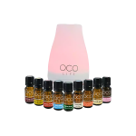 OCO Life White Ultrasonic Diffuser 120ML Assorted - 9 Oil Blends