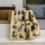 Finesse Pet Blanket - Cartoon Dogs Steel bone - 100 X 120 Cm